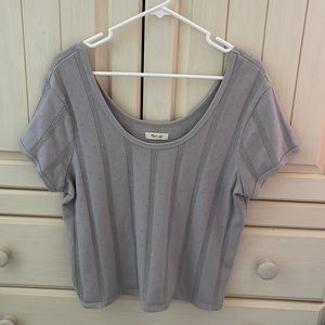 Longer crop top style tee
